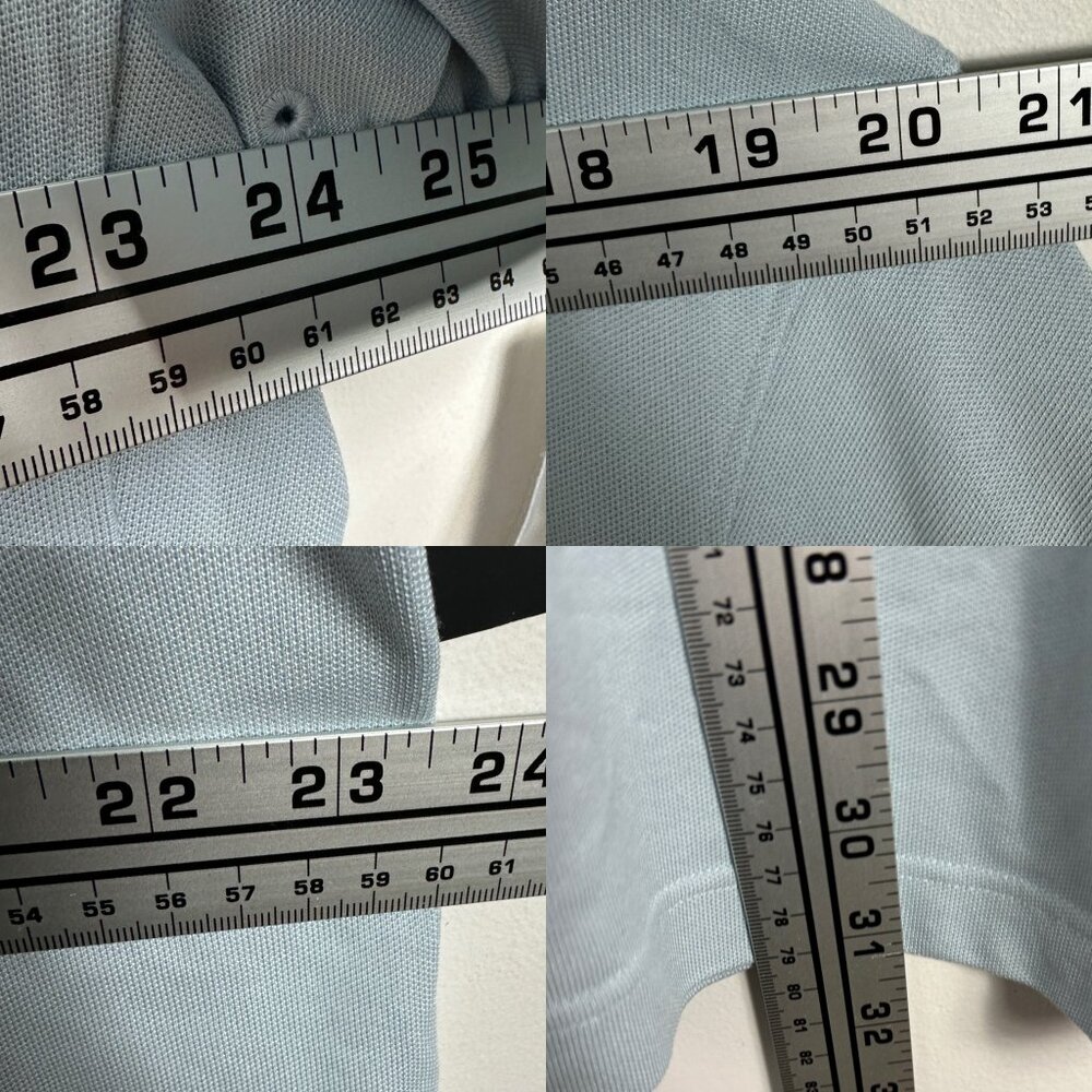 NWT Lululemon Tech‎ Pique Polo Short Sleeve Shirt Mens Size XXL Blue M3BCSS NEW - Picture 11 of 15